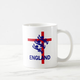 Caneca De Café Padrão de Inglaterra e cruz reais de St George