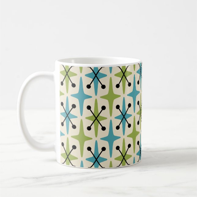 Caneca De Café Padrão de Inicialização Moderna do meio século (Esquerda)