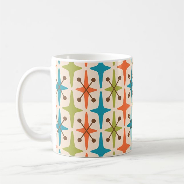 Caneca De Café Padrão de Inicialização Moderna do meio século (Esquerda)