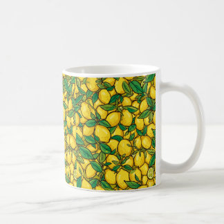 Caneca De Café Padrão de Limão Cítrico Fresco