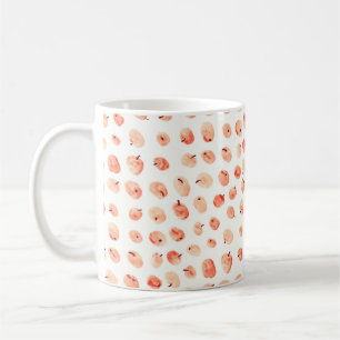 Caneca De Café Padrão de maçãs do Paraíso Vermelho