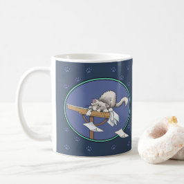 Caneca De Café Padrão de maldição de gato