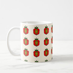 Caneca De Café Padrão de Mandala Floral