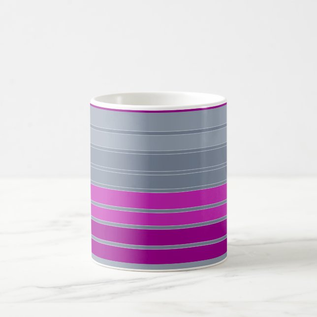 Caneca De Café Padrão de moda roxo de cinzas distribuídas (Centro)