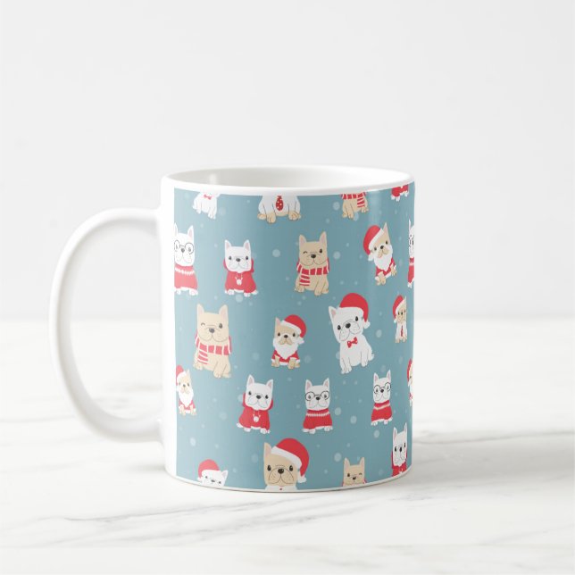 Caneca De Café Padrão de Natal (Esquerda)