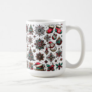 Caneca De Café Padrão de Natal