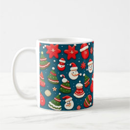 Caneca De Café Padrão de Natal 4 - Mug de Café