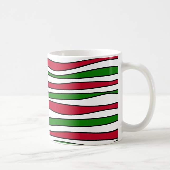 Caneca De Café Padrão de Natal Nug (Direita)