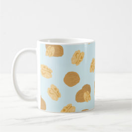 Caneca De Café Padrão de Noz das Nozes Bonitas