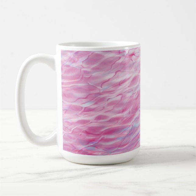 Caneca De Café padrão de onda abstrato (Esquerda)