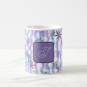 Caneca De Café Padrão de Ondas Estrela Sonhadora Personalizado