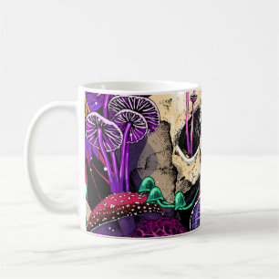 Caneca De Café Padrão de papel de parede sem costura. Bright Magi