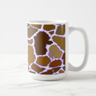 Caneca De Café Padrão de Pelo de Girafa Multicolorido
