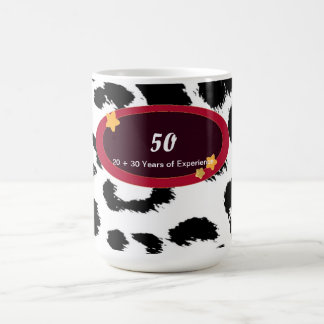 Caneca De Café Padrão de pelo de leopardo de 50 anos de idade