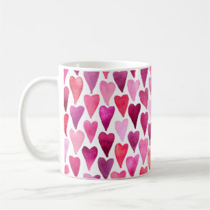 Caneca De Café Padrão de permuta do dia de São Valentim