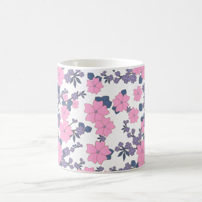 CANECA DE CAFÉ PADRÃO DE PINCO E FLOR DE RODA (Centro)