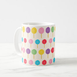 Caneca De Café Padrão de pirulito