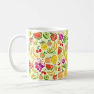 Caneca De Café Padrão de porta de Fruta corrigido