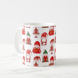 Caneca De Café Padrão de Presente e Saco de Gnome de Natal