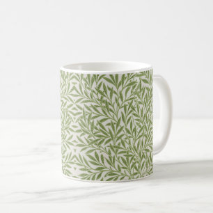 Caneca De Café Padrão de ramos verdejantes 