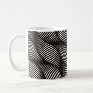 Caneca De Café Padrão de réplicas, textura de tenda.