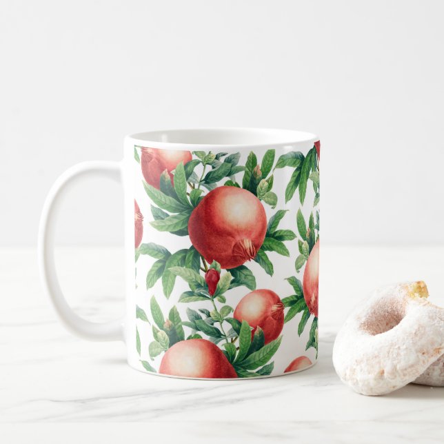Caneca De Café Padrão de romã (Com Donut)