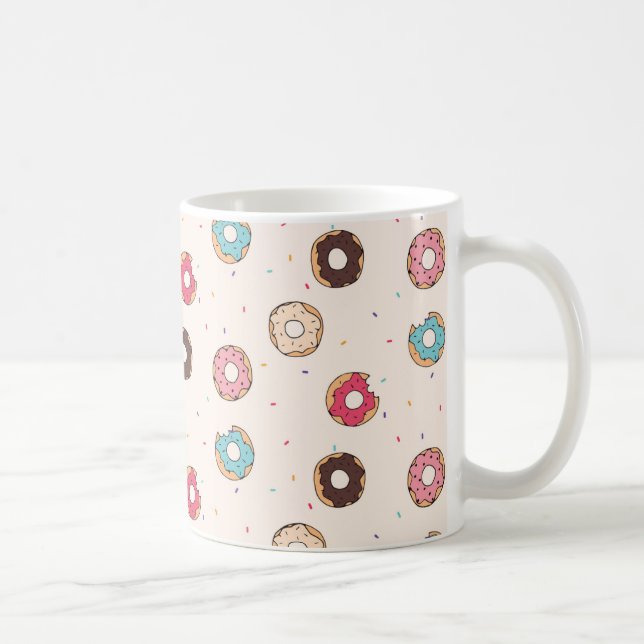 Caneca De Café Padrão de Rosquinha doce de açúcar (Direita)