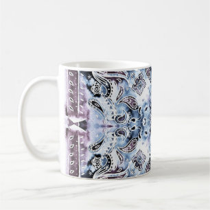Caneca De Café Padrão de salsa: aquarela, xistos desenhados manua