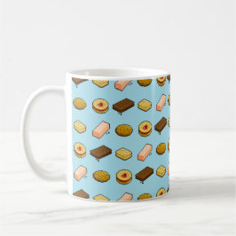 Caneca De Café Padrão de Seleção de Biscoitos de Biscoito de Arte
