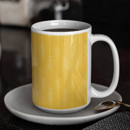 Caneca De Café Padrão de setas