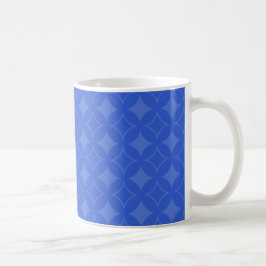 Caneca De Café Padrão de shippo azul real