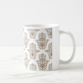 Caneca De Café Padrão de símbolo Hamsa