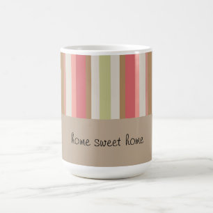 Caneca De Café Padrão de Stripes de Paprika