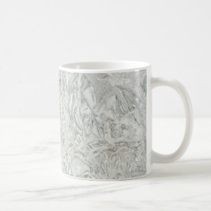 Caneca De Café padrão de superfície da maré cinza