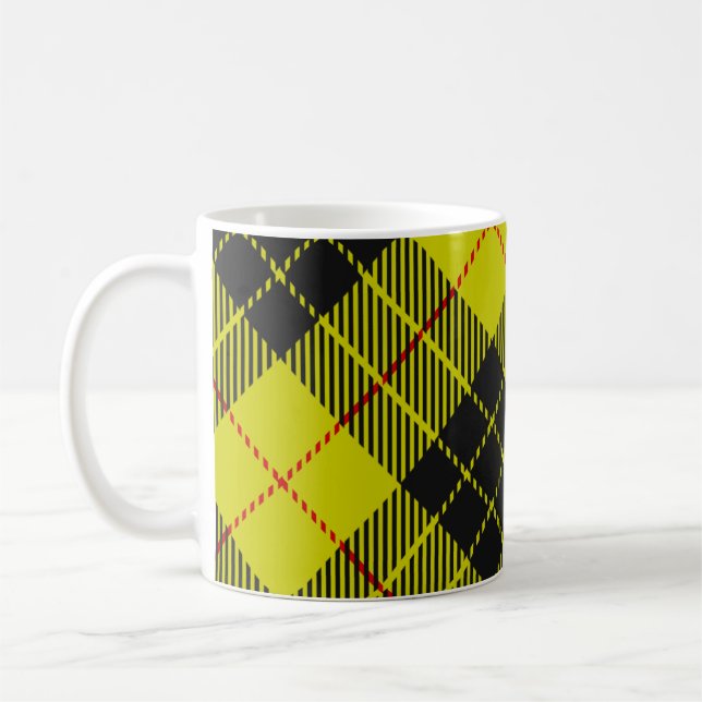 Caneca De Café Padrão de tartan MacLeod (Esquerda)