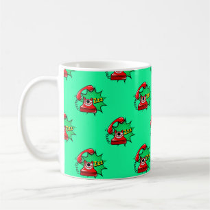 Caneca De Café Padrão de telefone perfeito para abstrato. Tele c