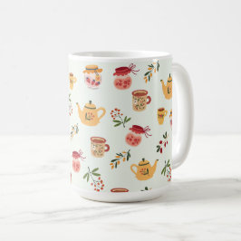 Caneca De Café Padrão de tempo do chá sem aparência