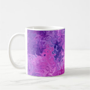 Caneca De Café Padrão de textura de fundo púrpura