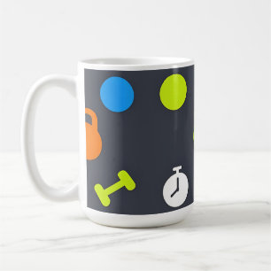 Caneca De Café Padrão de Treino de Equipamentos de Fitness