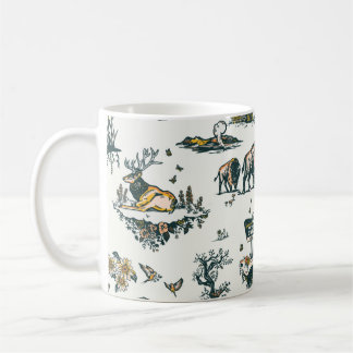 Caneca De Café Padrão de Vida Selvagem do Parque Nacional Yellows