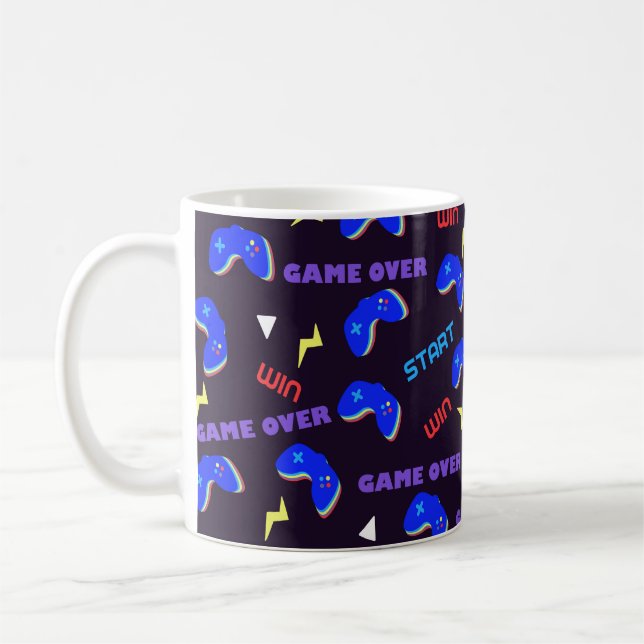 Caneca De Café Padrão de Videos games (Esquerda)