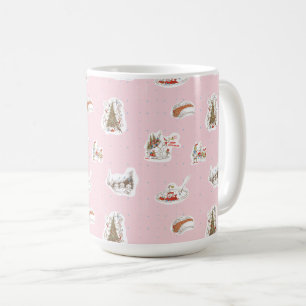 Caneca De Café Padrão de Vigneta de Natal de Whoville