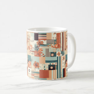 Caneca De Café Padrão de Vintage Floral & Camera (4)