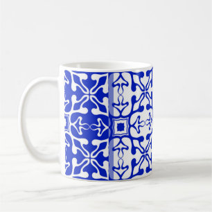 Caneca De Café Padrão de vintagem monocromático. Abstrato ornam