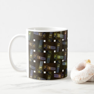 Caneca De Café Padrão de Weave da Princesa Abstrato Egípcia,
