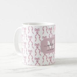 Caneca De Café Padrão do Arco rosa do rico
