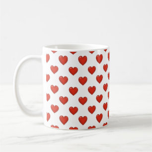 Caneca De Café Padrão do coração