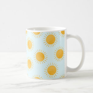 Caneca De Café Padrão do Dia do Dodle Sunshine