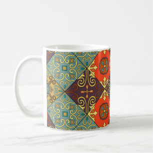 Caneca De Café Padrão do estilo Talavera dos Azulejos portugueses