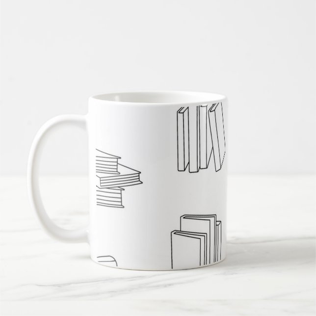 Caneca De Café Padrão do livro (Esquerda)
